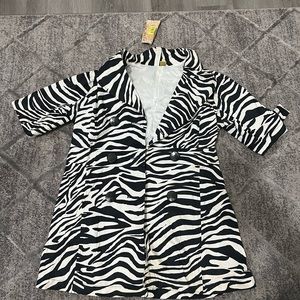 Zebra print jacket
